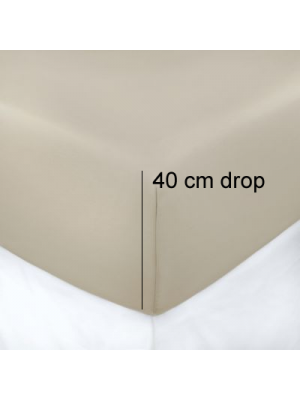 Single Fitted Bed Sheet - drop 40cm 